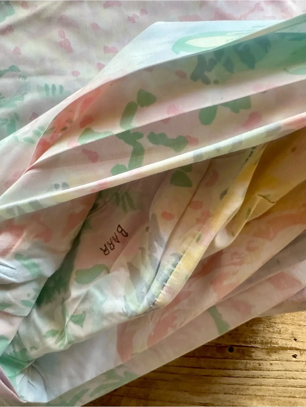 Vintage Martex Monet Gardens 6 piece King Sheet Set